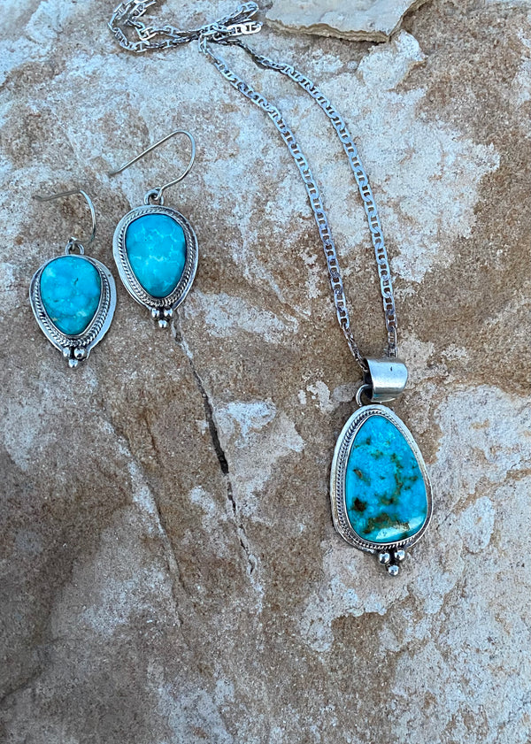 Sky and Earth Kingman Turquoise Set From The Rodgers Collection