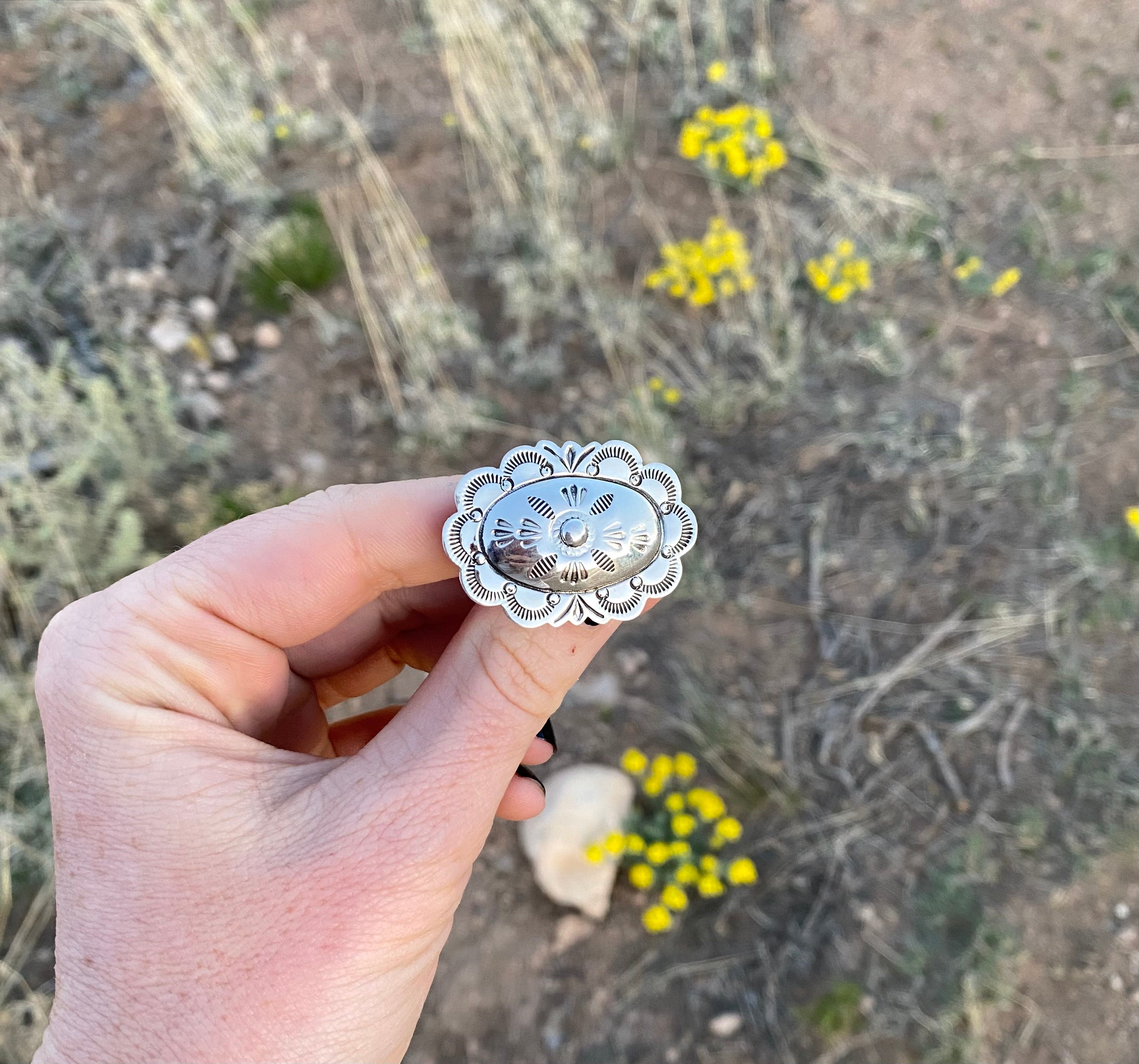 Vintage Concho Pin From The Rodgers Collection