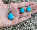 Sunburst Kingman Turquoise Set From The Rodgers Collection