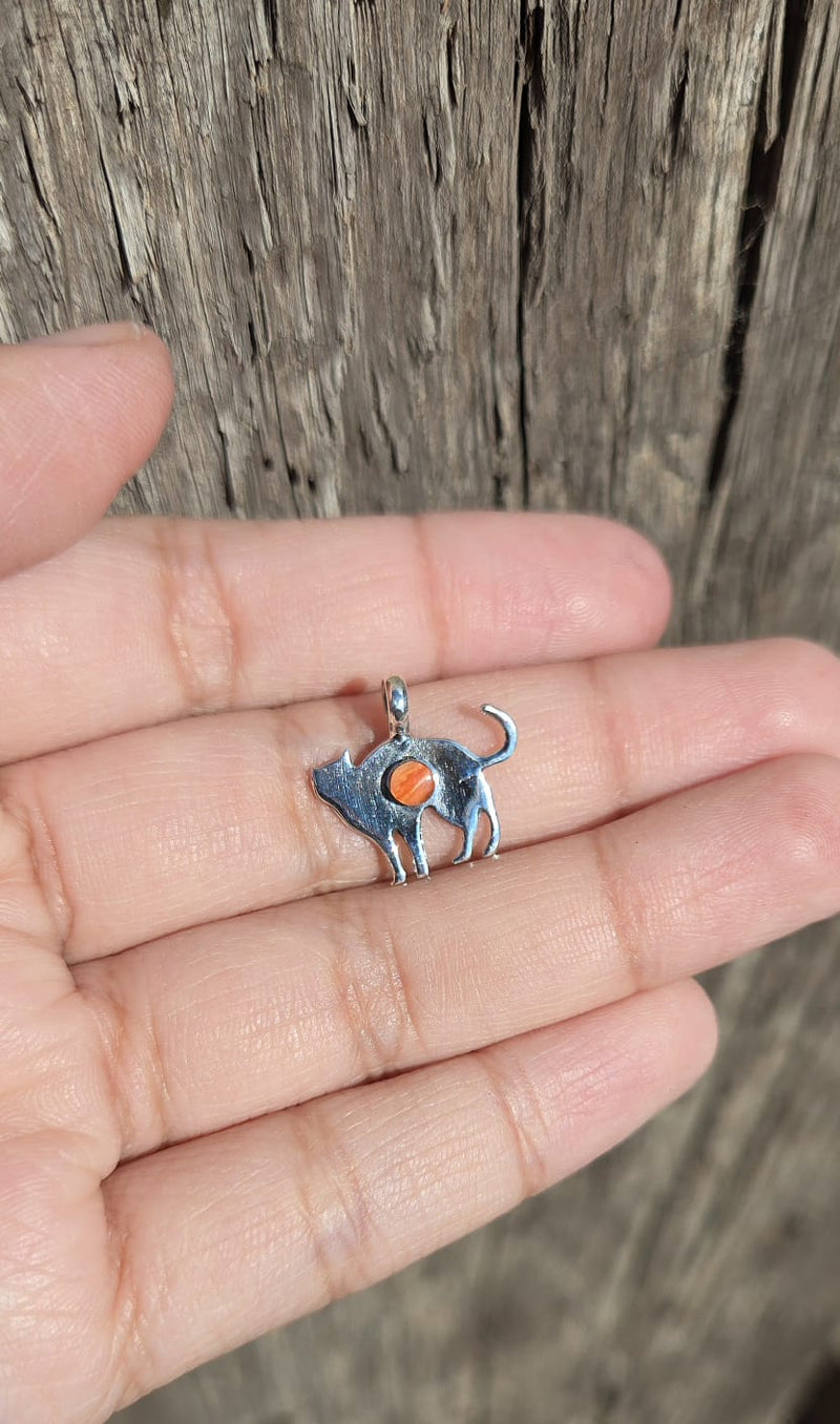 Spooky Kitty Pendant