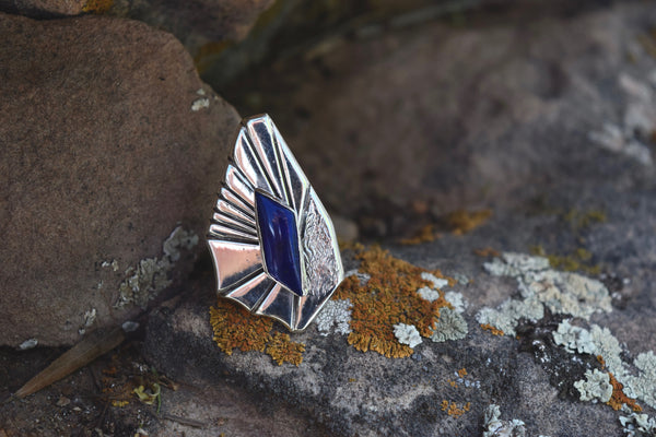 LAPIS OCEAN RING FROM THE RODGERS COLLECTION