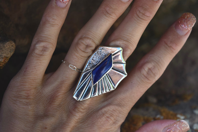 LAPIS OCEAN RING FROM THE RODGERS COLLECTION