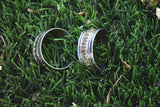 SILVER AND GOLD HOOPS FROM THE RODGERS COLLECTION
