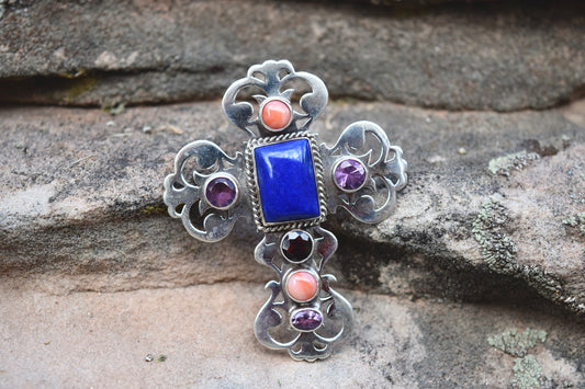 LARGE CROSS PIN/PENDANT FROM THE RODGERS COLLECTION
