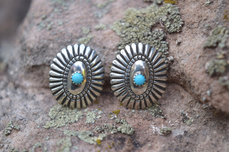 VINTAGE CONCHO EARRINGS FROM THE RODGERS COLLECTION
