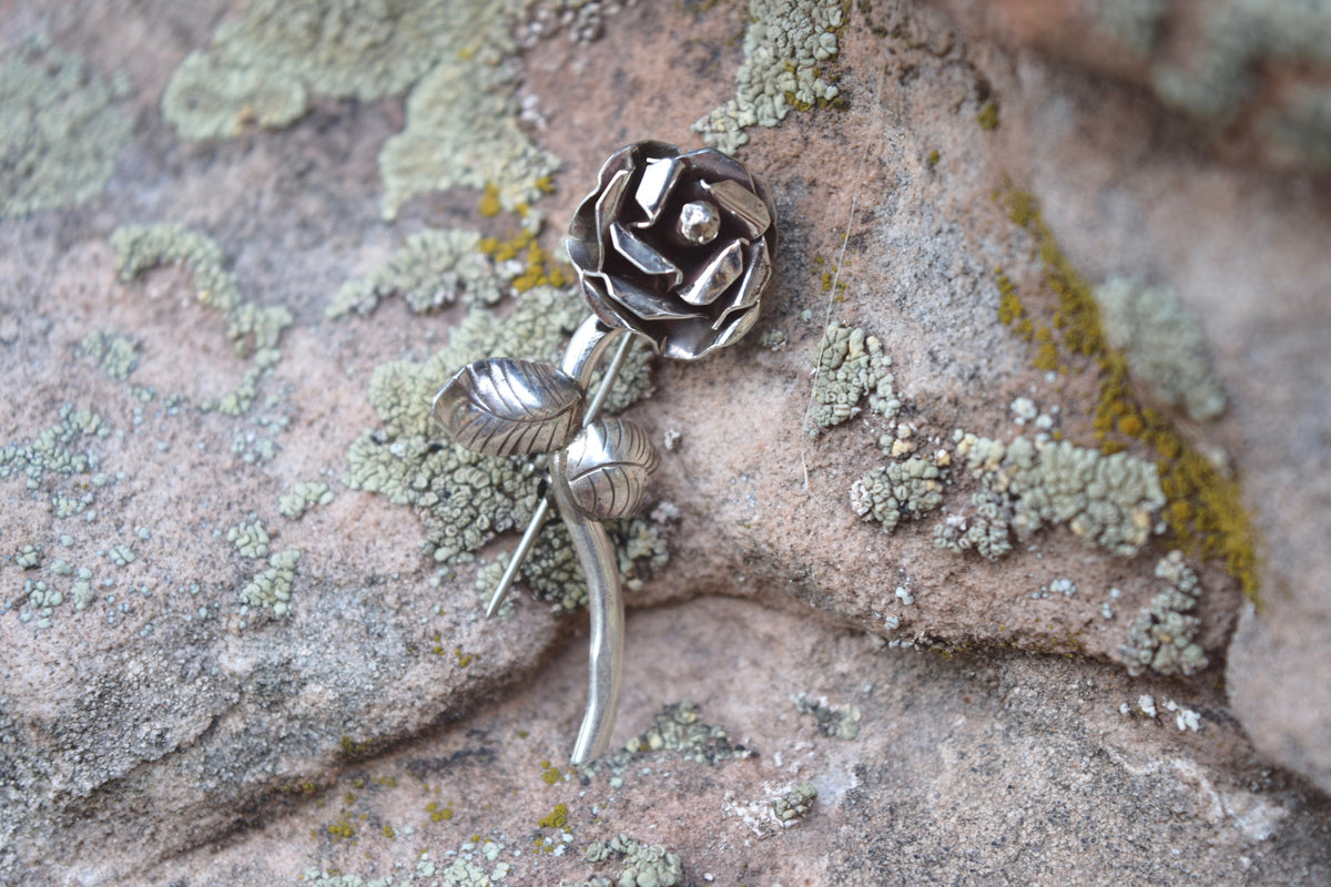 Pinned Roses VINTAGE ROSE PIN FROM THE RODGERS COLLECTION