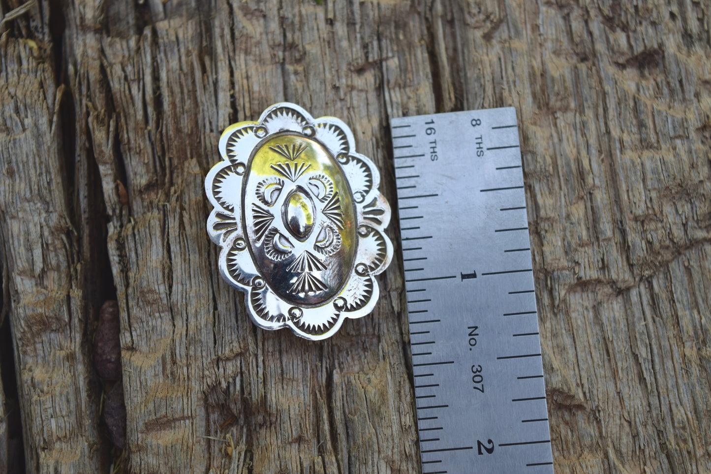 VINTAGE STAMPED CONCHO PINS FROM THE RODGERS COLLECTION