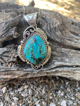 Dignified Nevada Turquoise Necklace From The Rodgers Collection