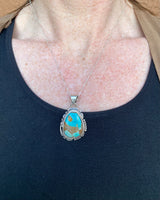 My Own Beat Kingman Turquoise Necklace From The Rodgers Collection