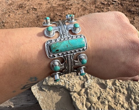 ChunkyTurquoise Cuff