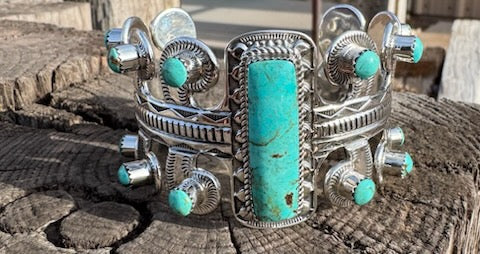 ChunkyTurquoise Cuff