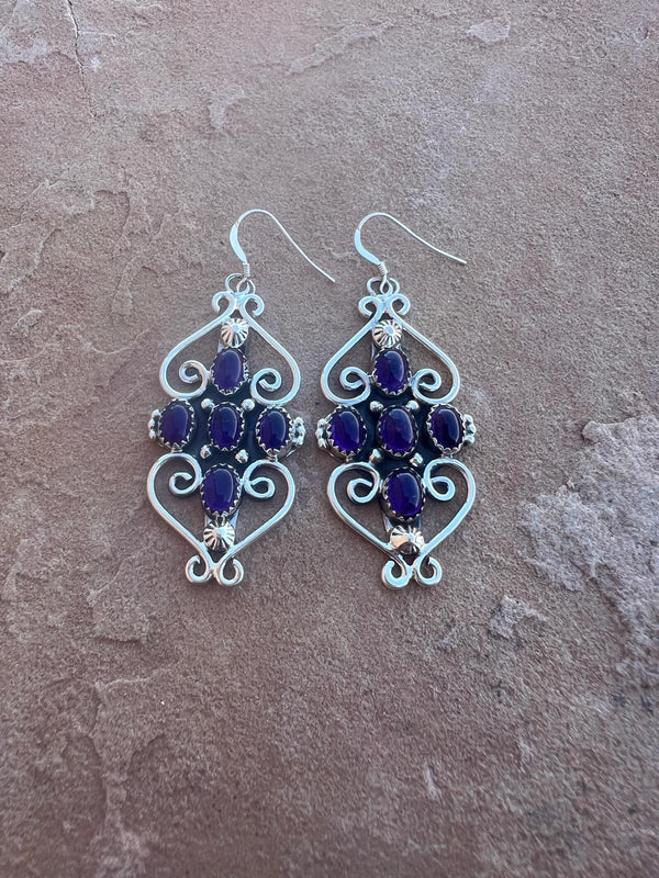 Swirl of Purple Haze Earrings