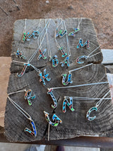 CHACO INITIAL MULTI COLOR ZUNI PENDANTS