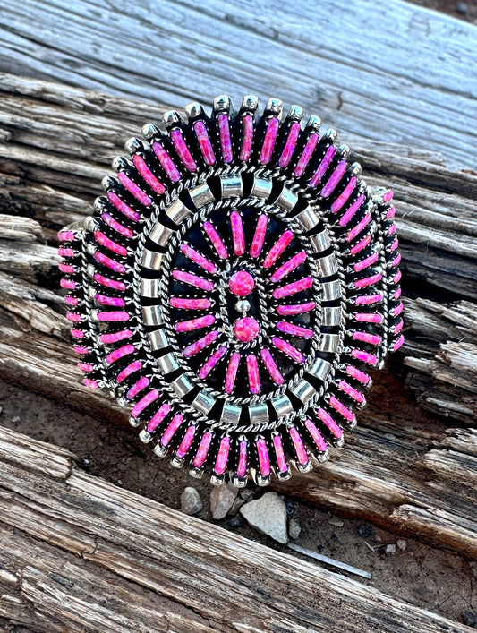 Lasso Me Barbie Needlepoint Cluster Cuff