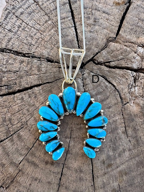 Turquoise Naja Cluster Pendant