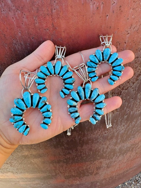 Turquoise Naja Cluster Pendant
