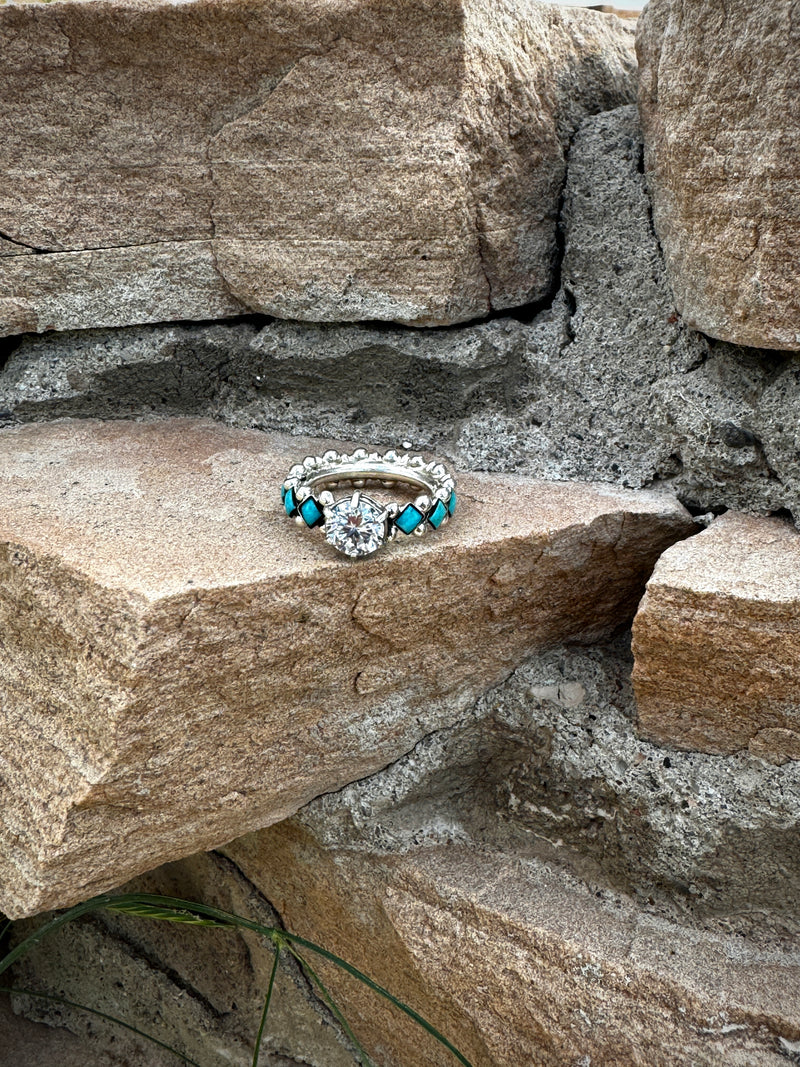 Infinite Love Ring By Navajo Artist Evangeline Perry