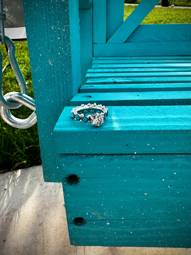 Infinite Love Ring By Navajo Artist Evangeline Perry