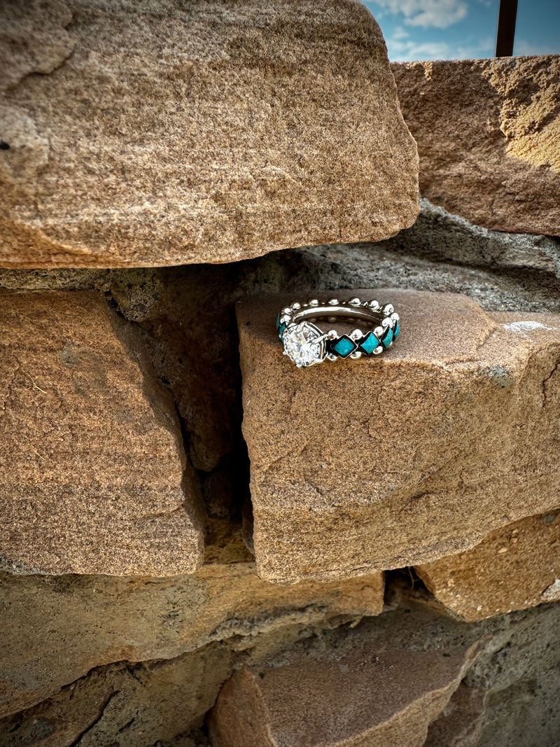 Infinite Love Ring By Navajo Artist Evangeline Perry