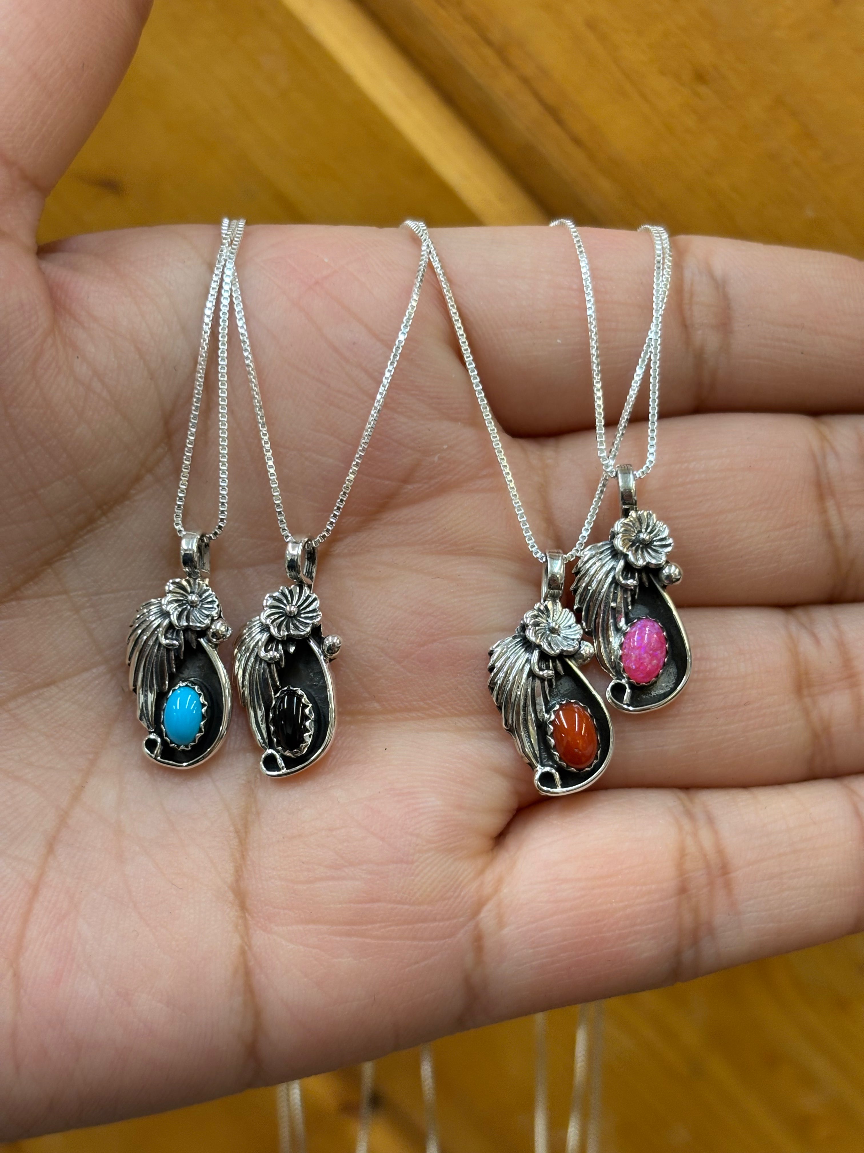 Flower Leaf Pendant