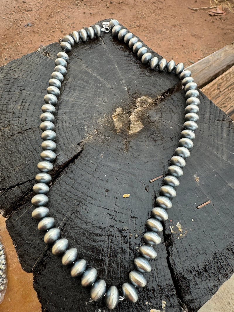 Handmade Navajo Pearls 1/2 Semi Round