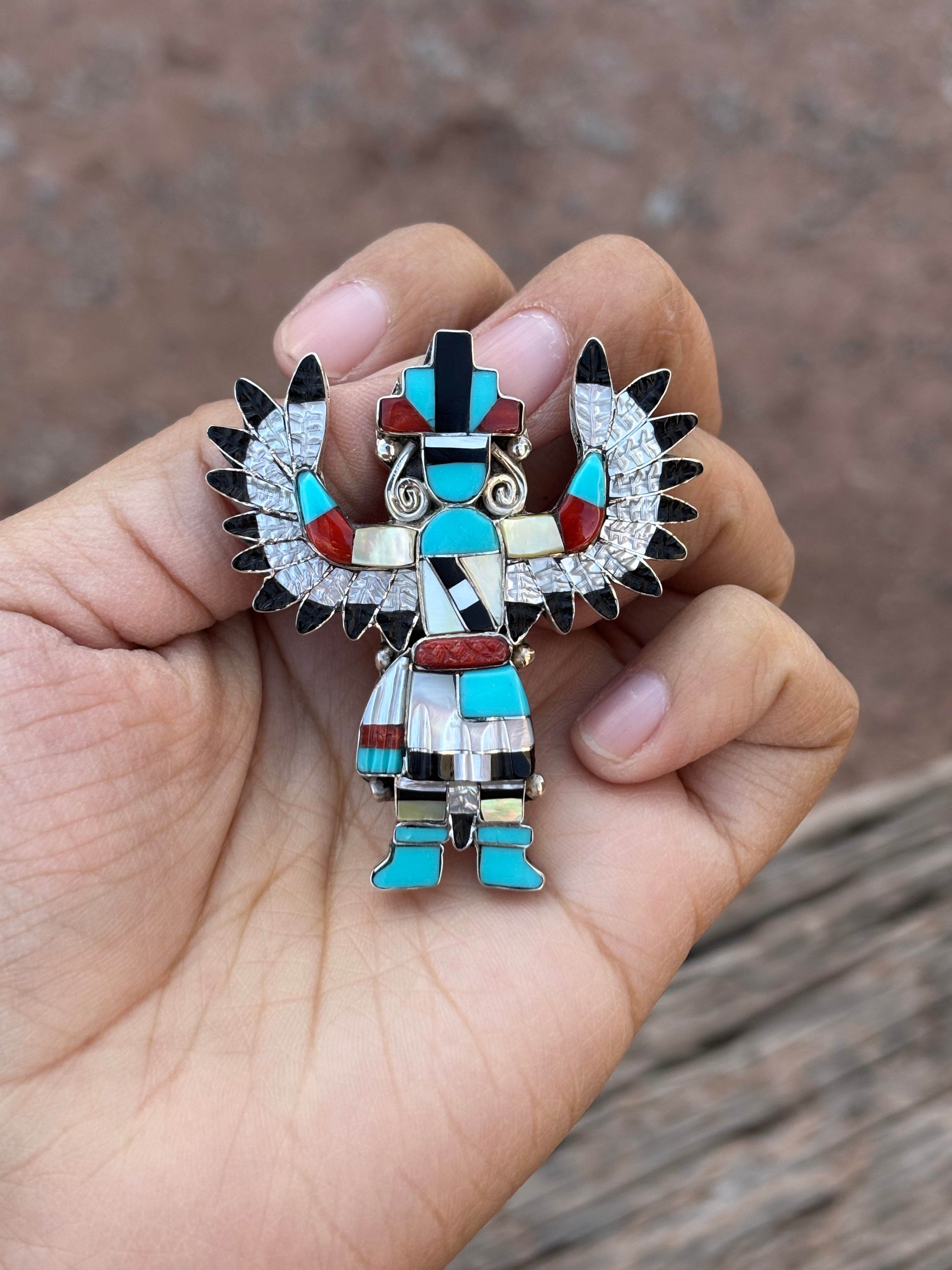 Dancing Men Pin/Necklace
