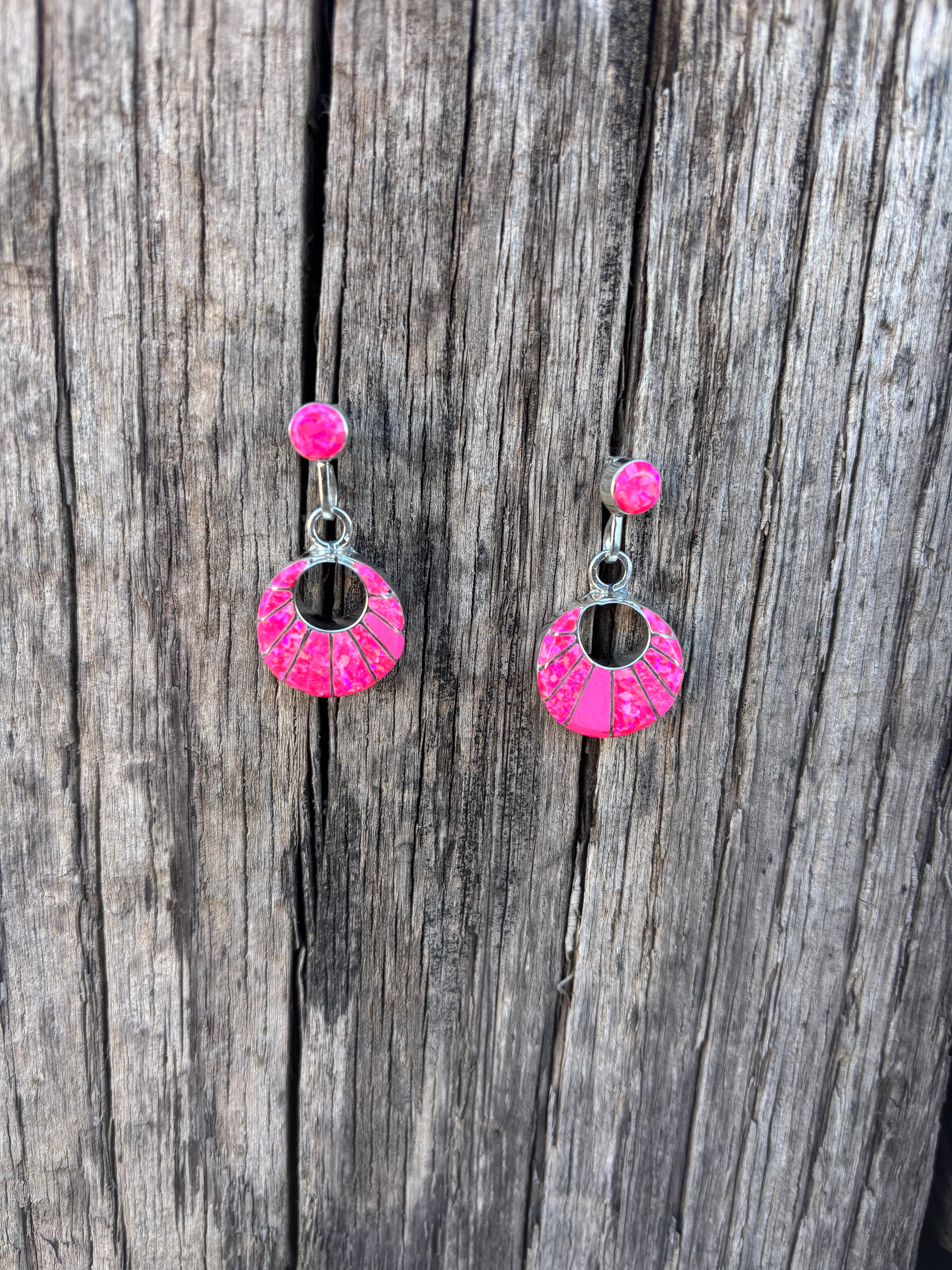 Burst Of Pink earrings