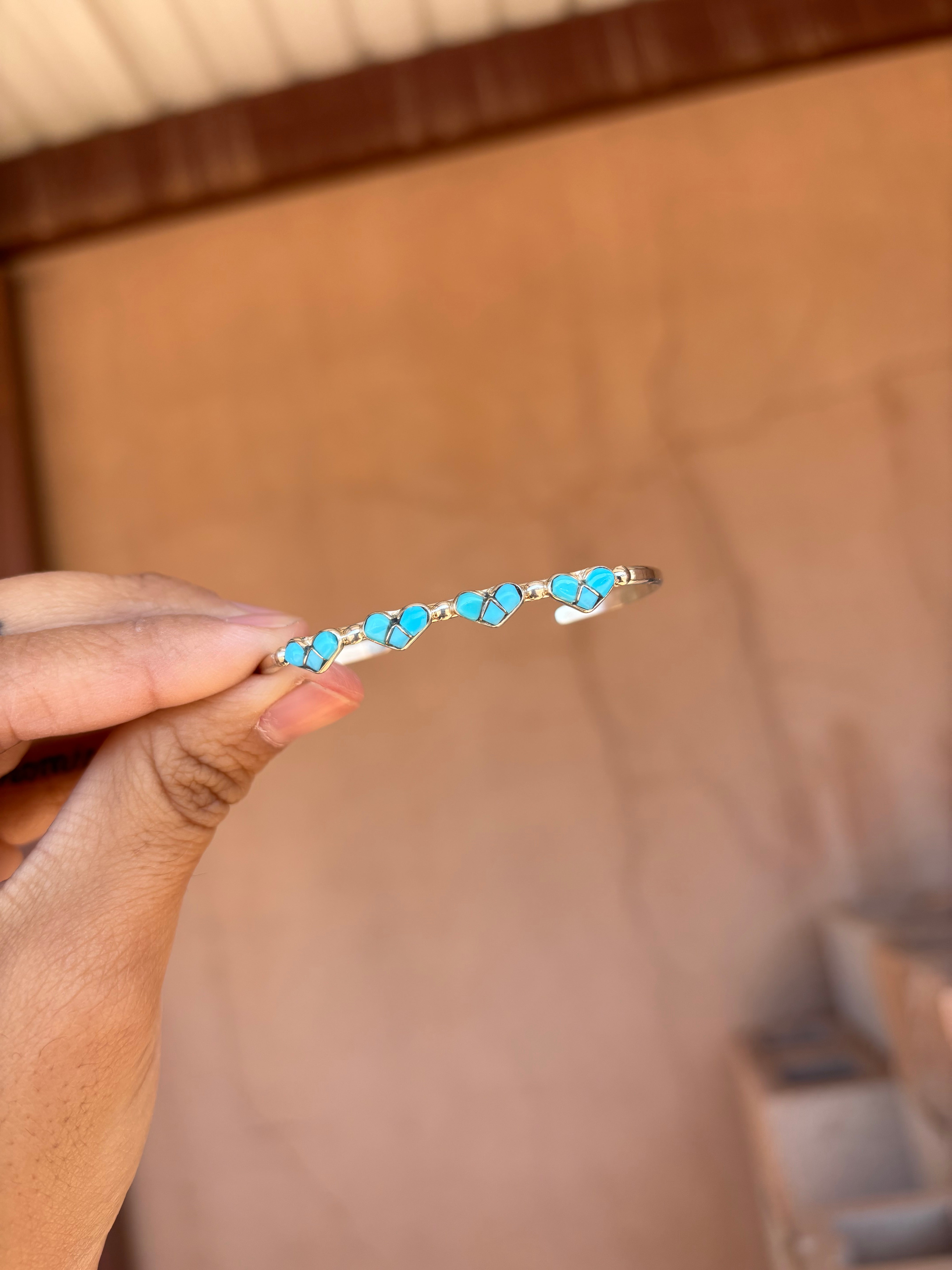 Zuni Heart Bracelet