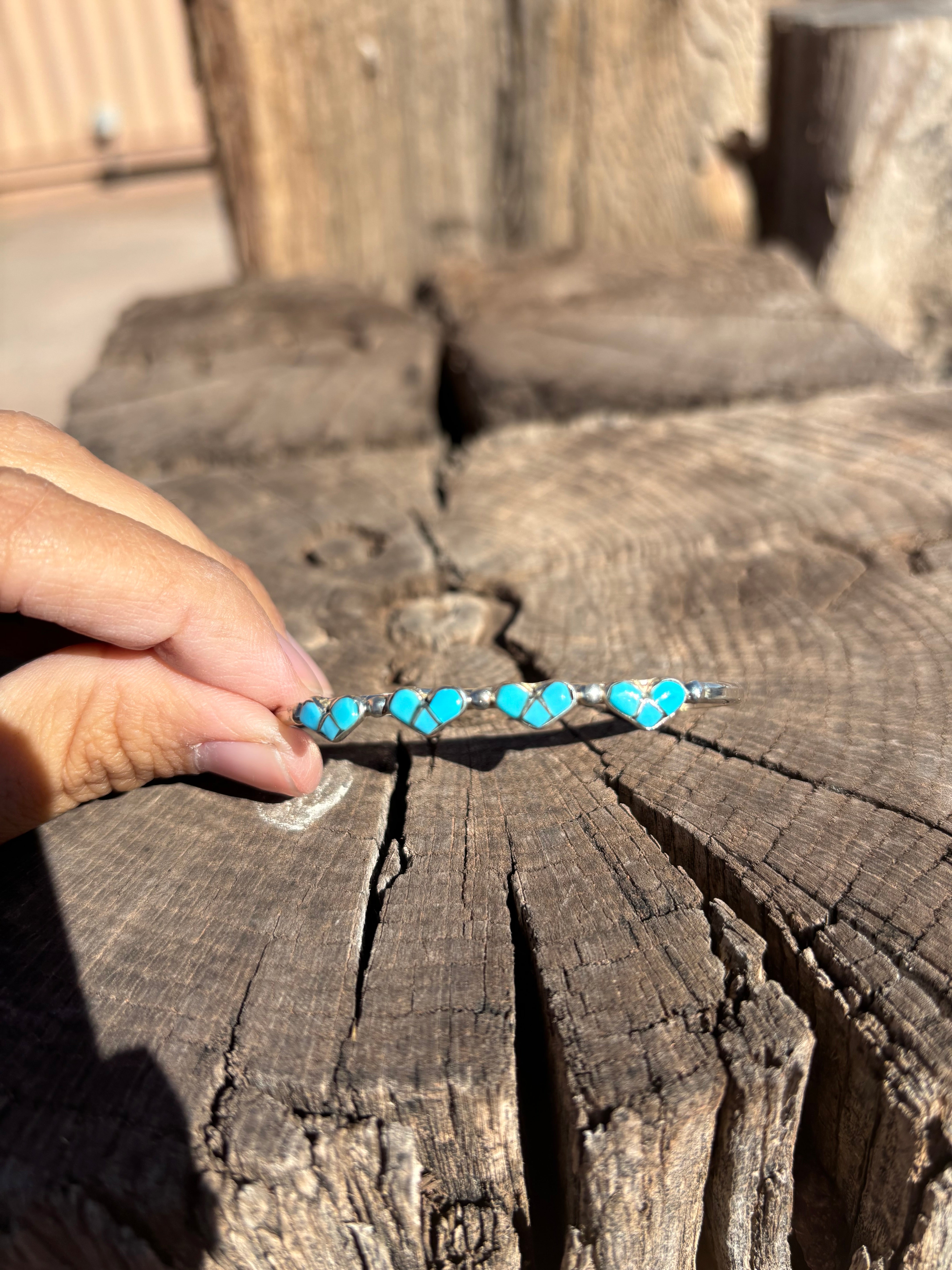 Zuni Heart Bracelet