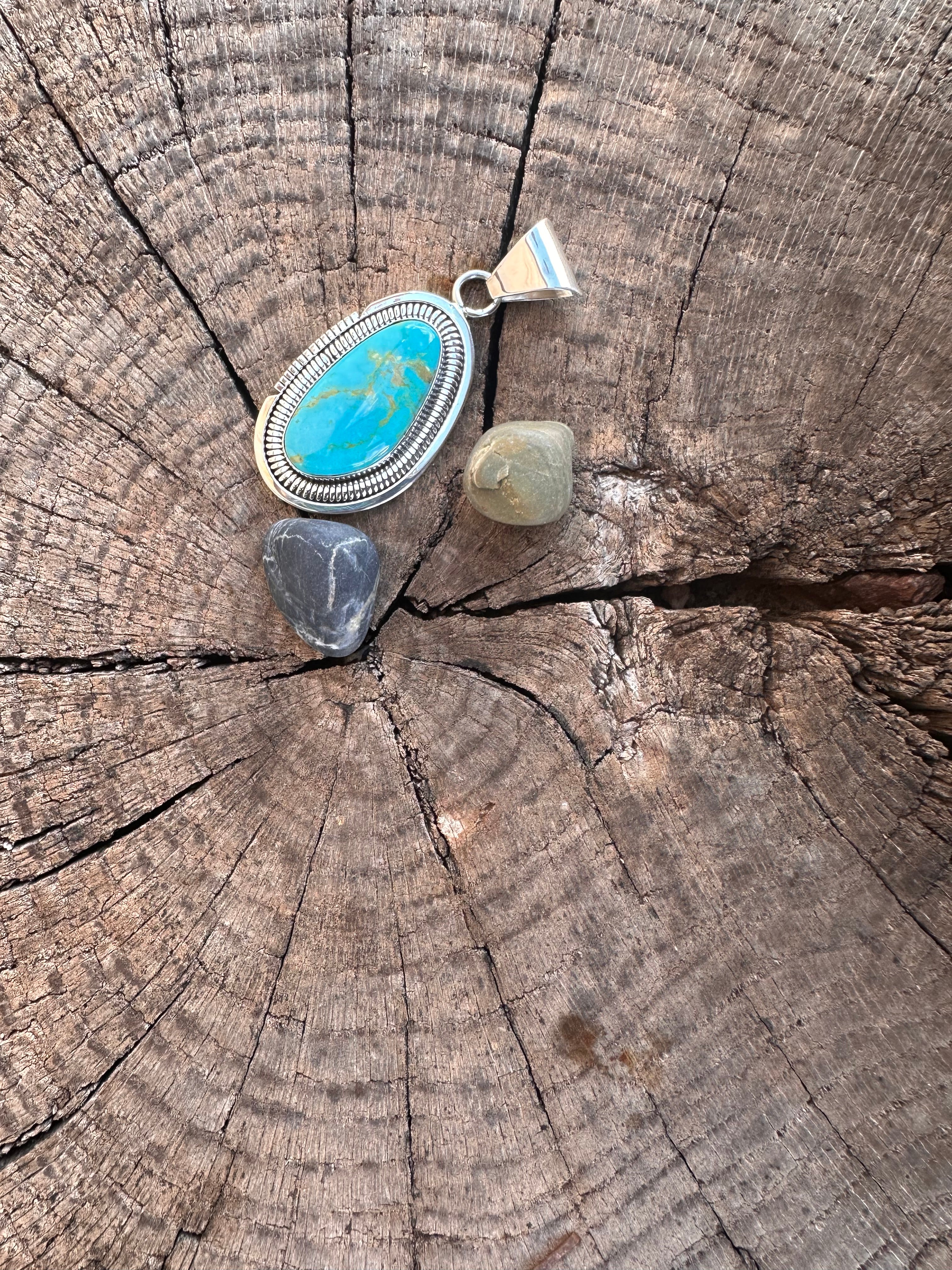 Chaco Canyon Turquoise Pendant