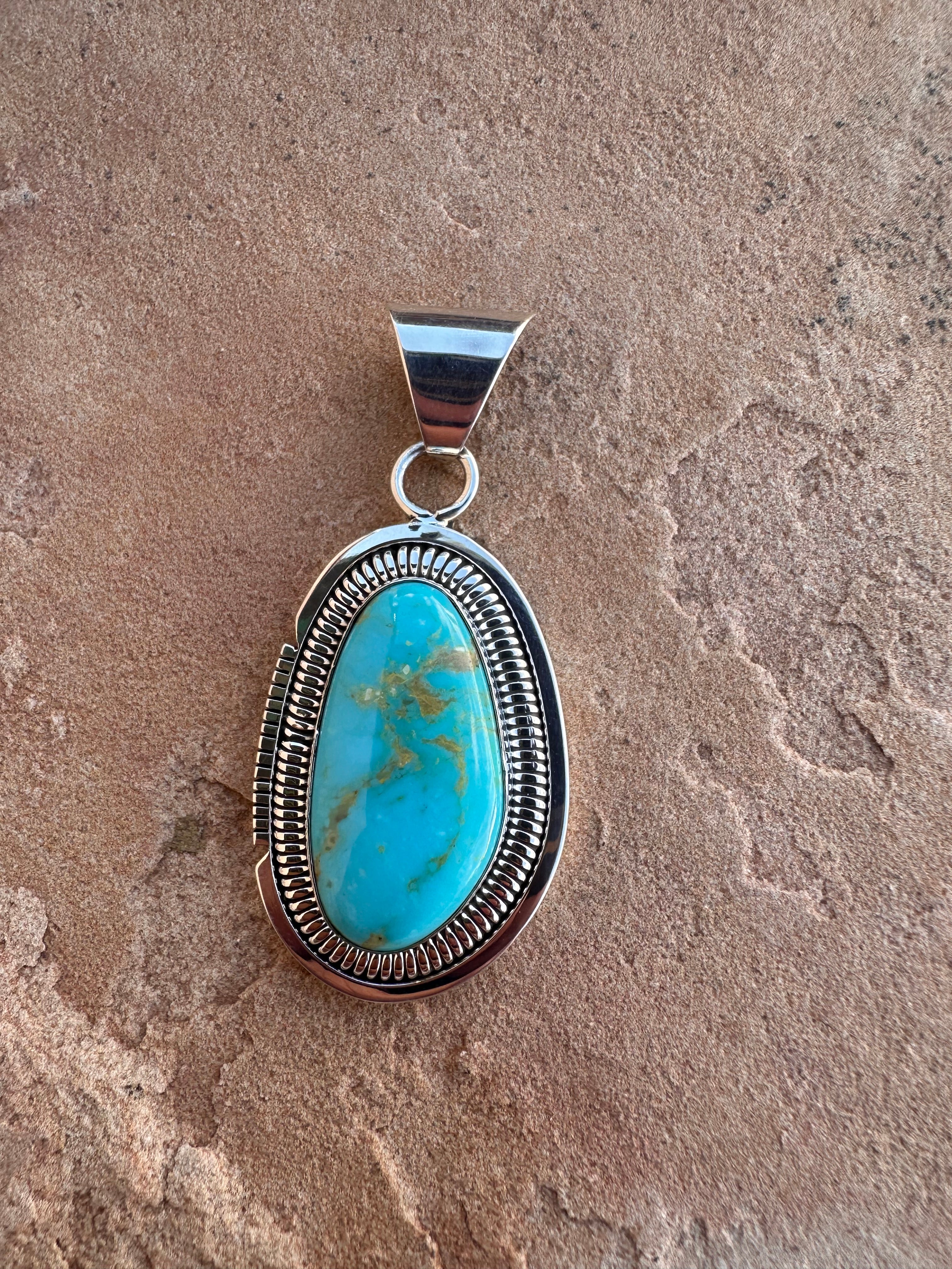 Chaco Canyon Turquoise Pendant