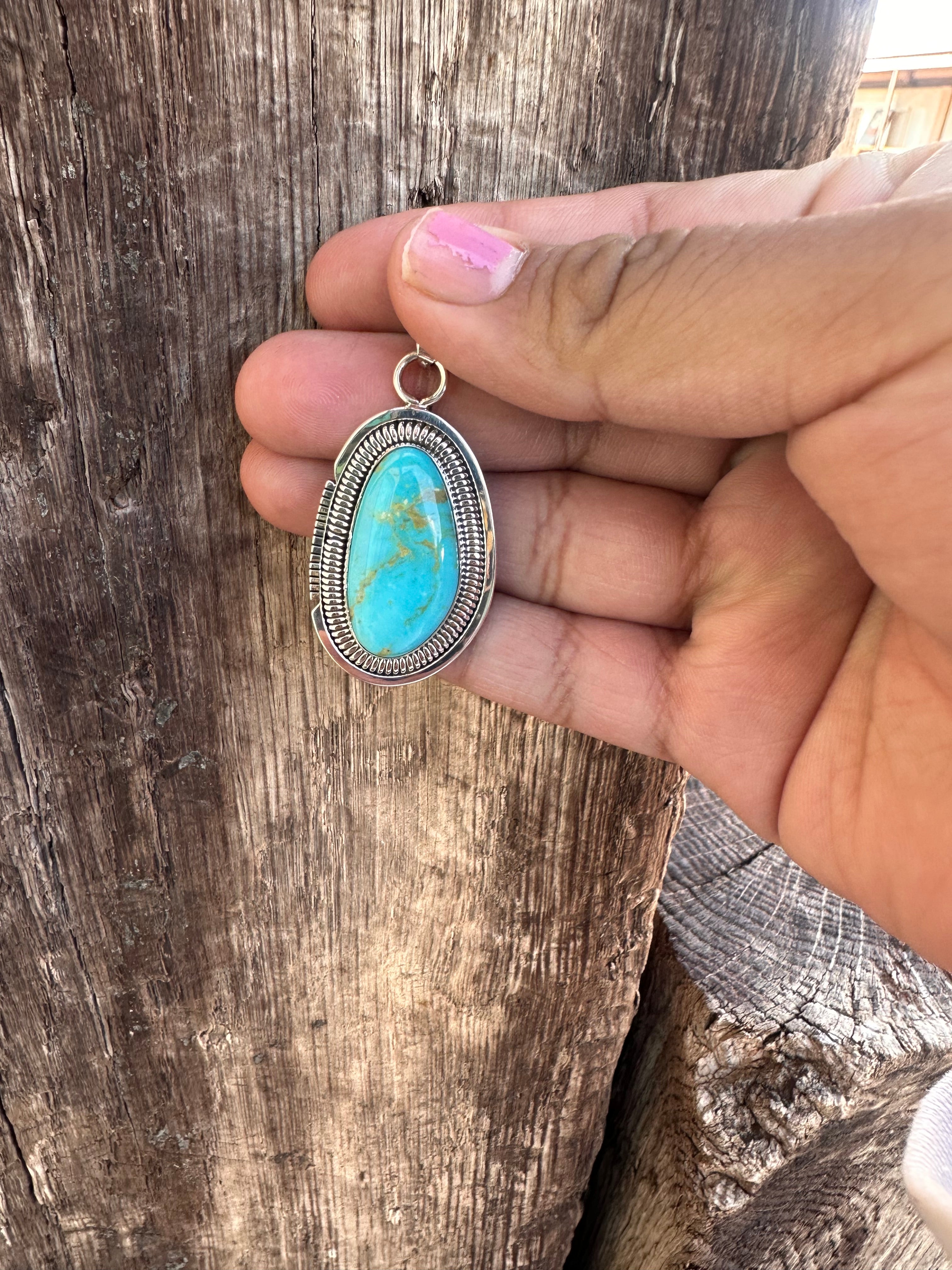 Chaco Canyon Turquoise Pendant