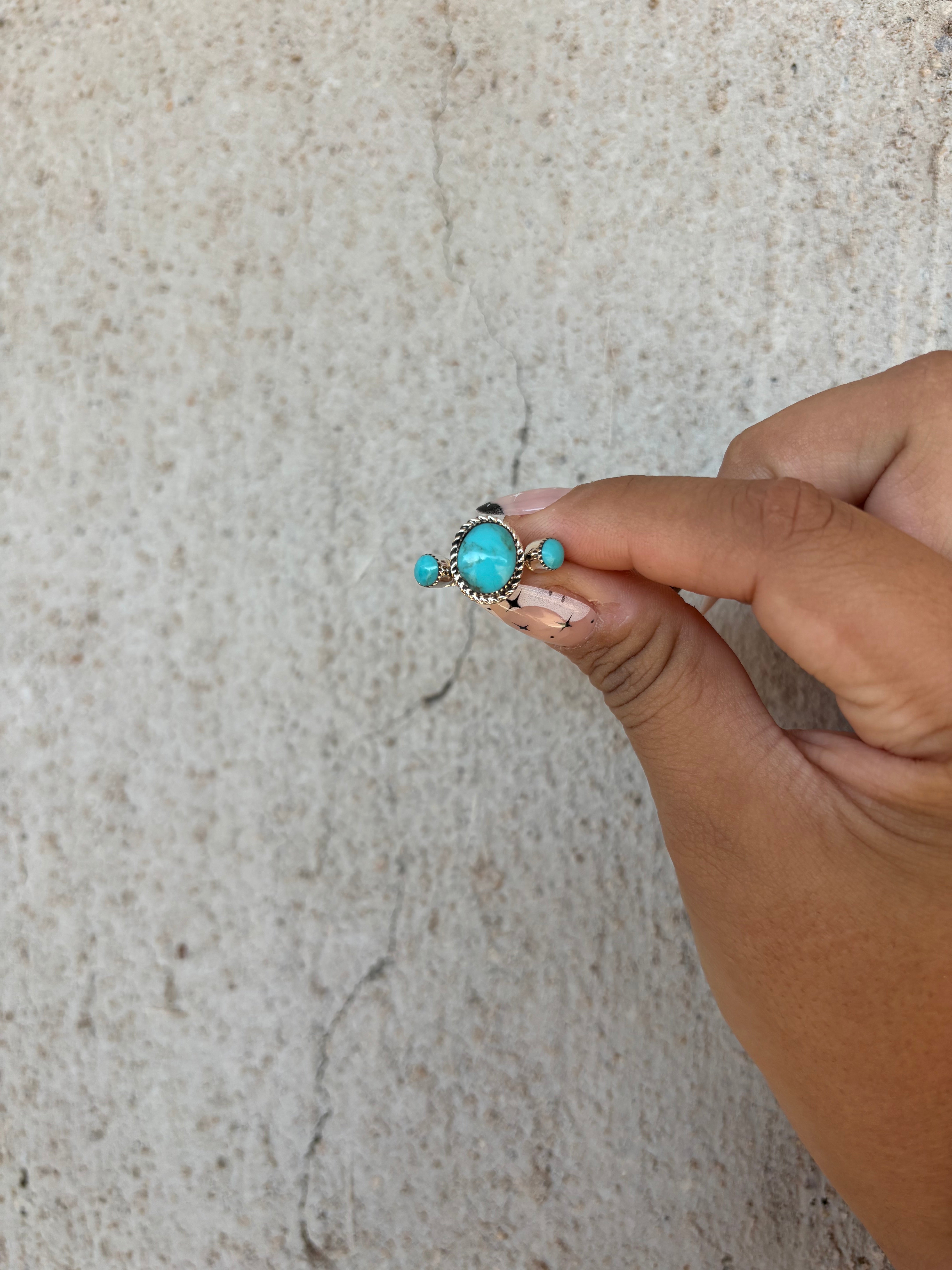 The 3 Stone Lucky Charm Ring
