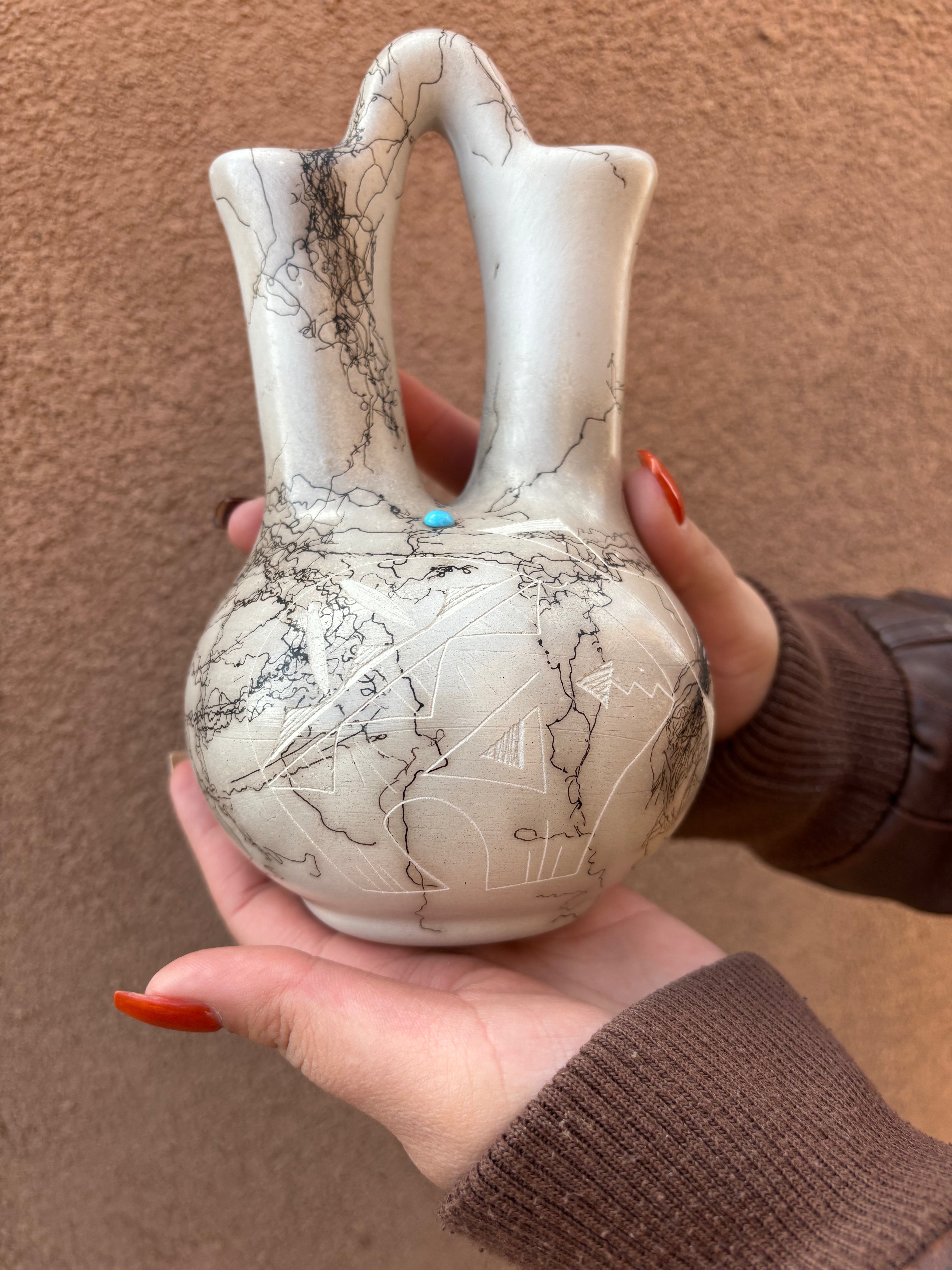Wedding Vase Horsehair Pottery