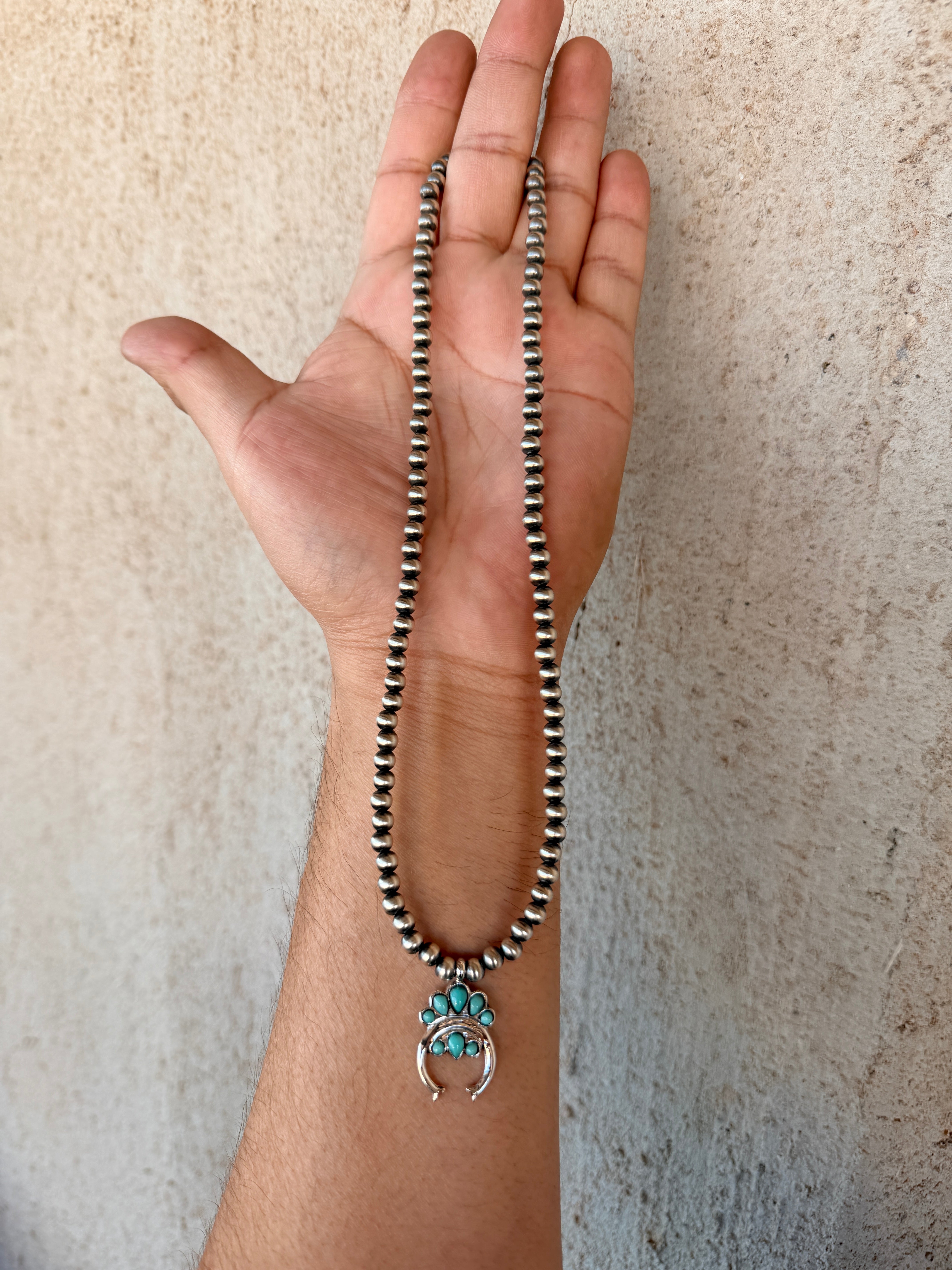 Petite Turquoise Naja Pearl Necklace