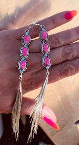 Fringe Barbie Drop Earrings