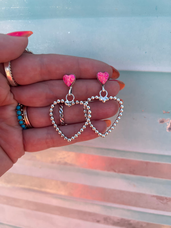 Lil' Heart Barbie Earrings
