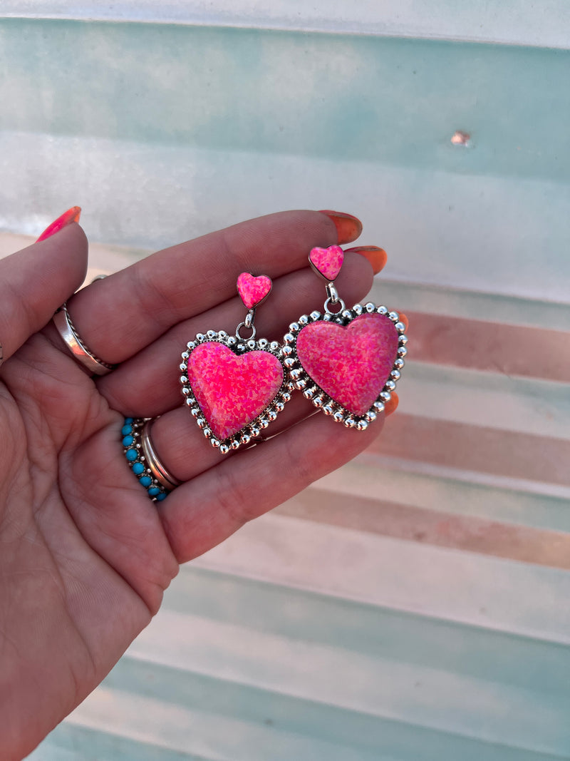 Double Heart Barbie Earrings! So CUTE!