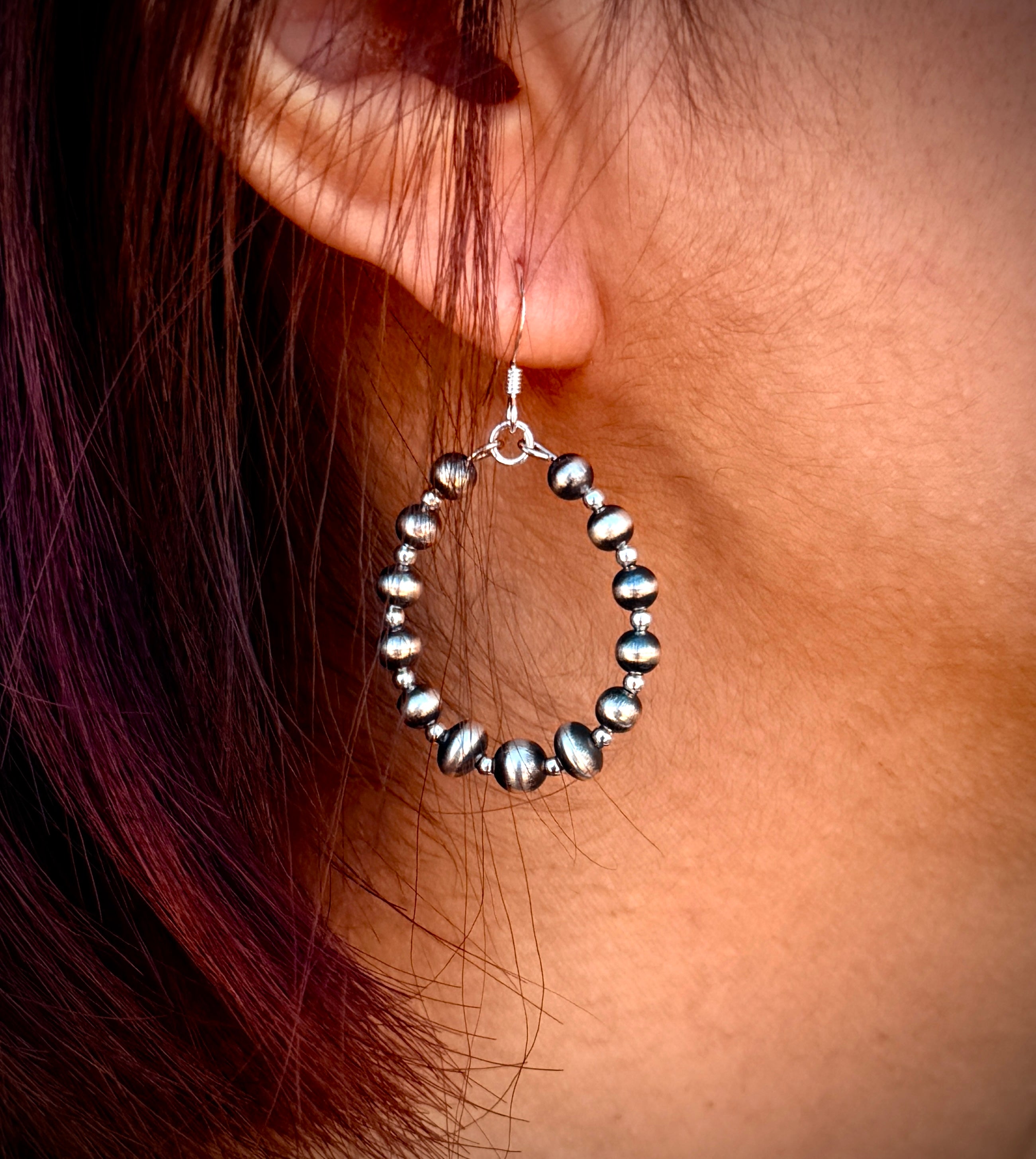 Pearl Hoop Earring