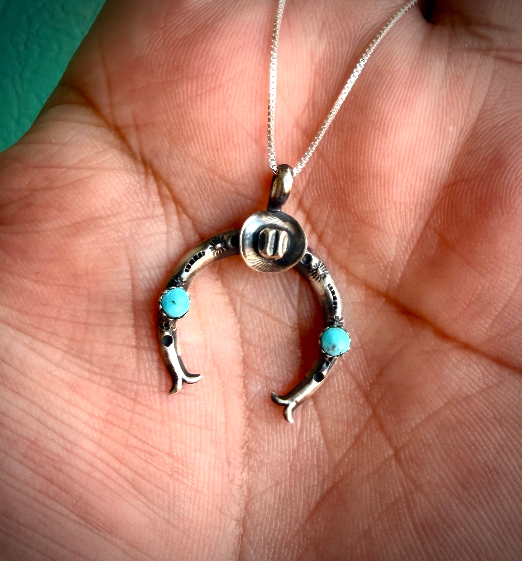 Cowboy Hat-Turquoise Necklace