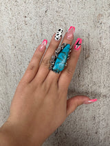 The Flower, Leaf Statement Ring