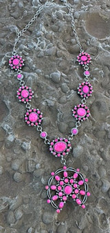 Desert sky and Fuchsia Dream  Lariat