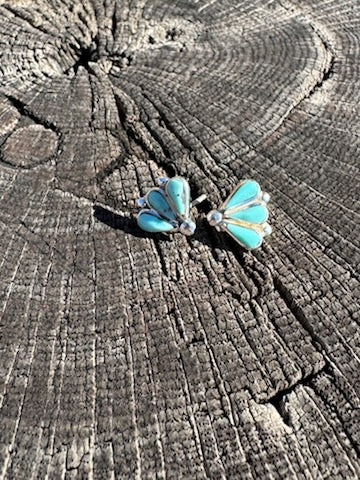 Turquoise Trio Earring