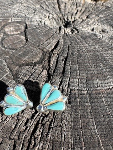 Turquoise Trio Earring