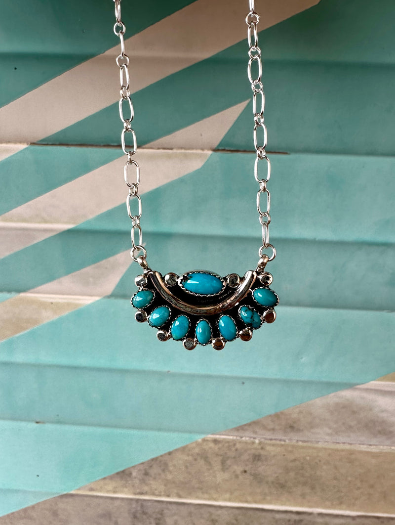 Half Cluster Necklace