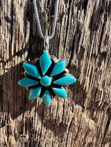 Azure Blue Turquoise Pendant