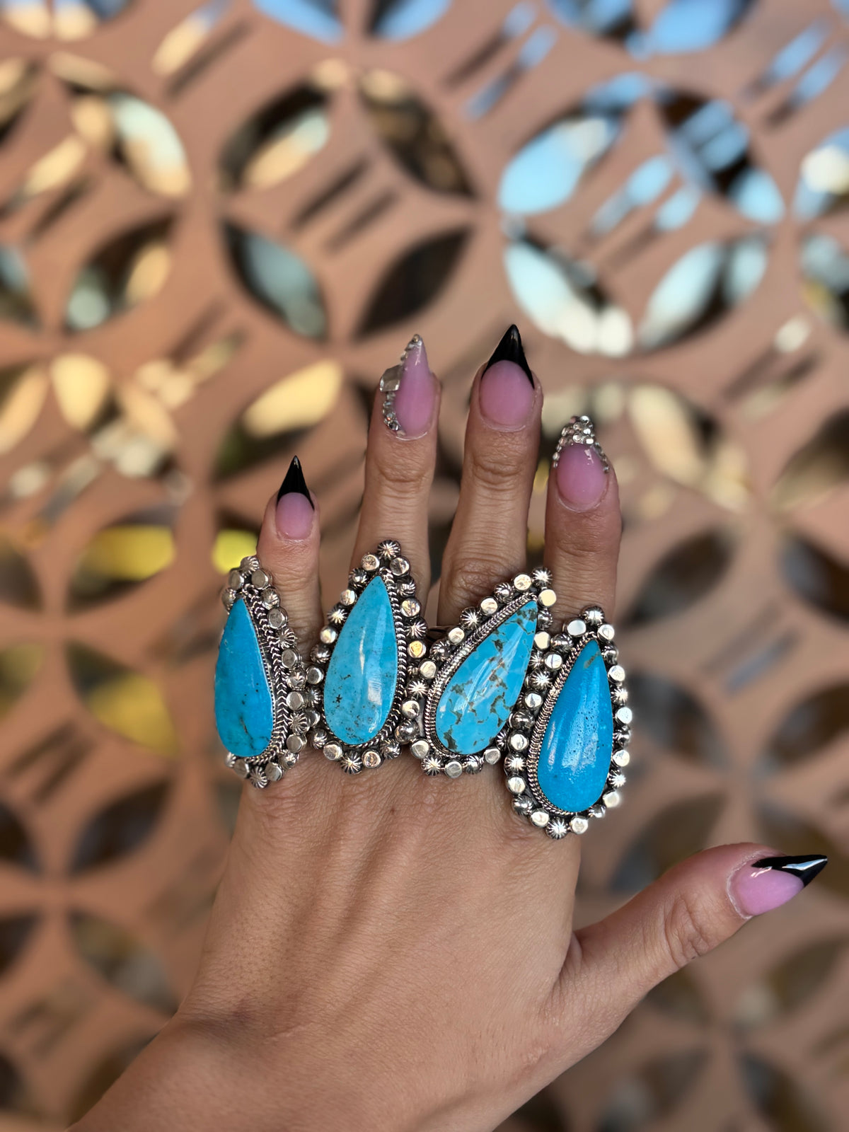 Chaco Canyon Teardrop Star Ring