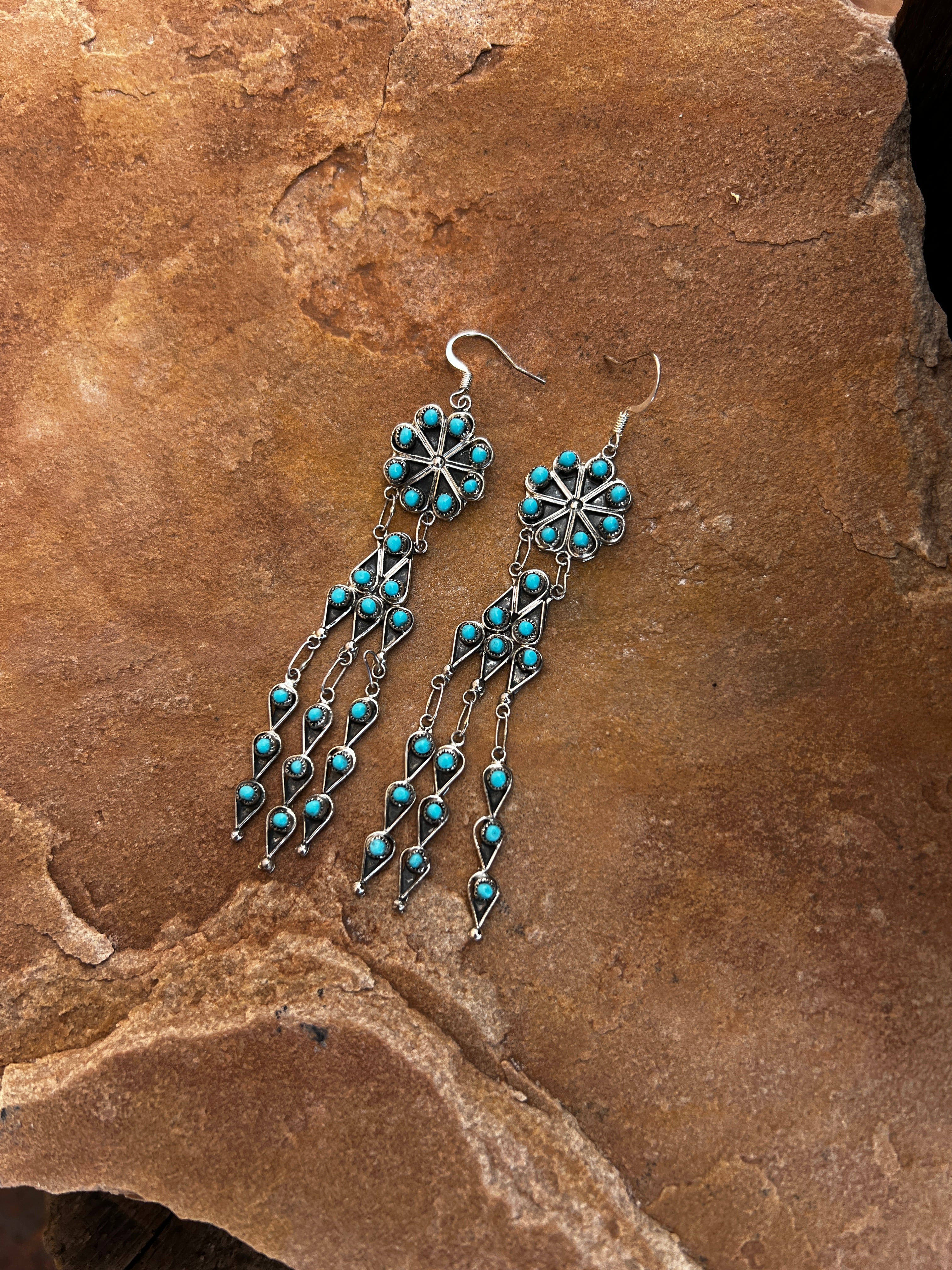 Zuni Chandelier Earrings