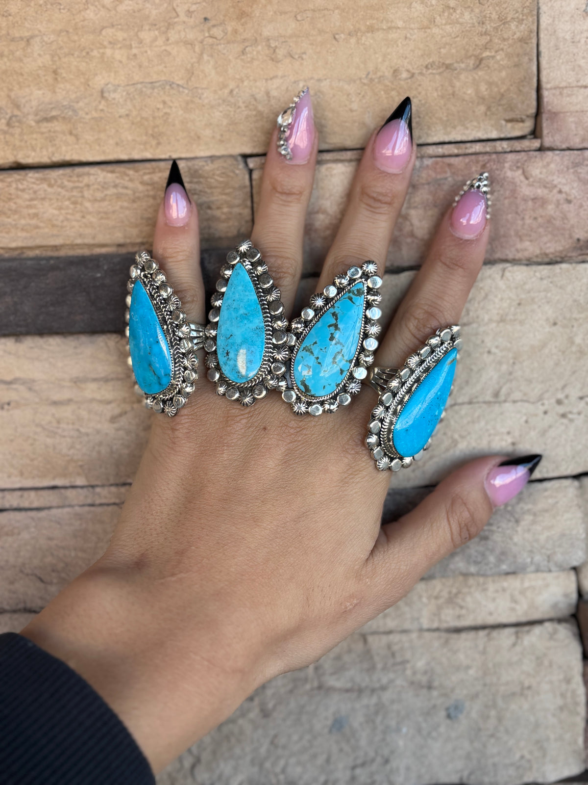 Chaco Canyon Teardrop Star Ring