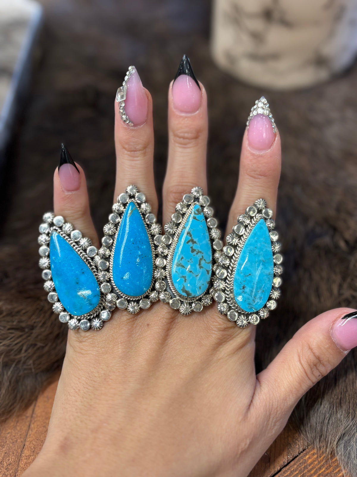 Chaco Canyon Teardrop Star Ring